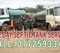 septic tank emptying harare